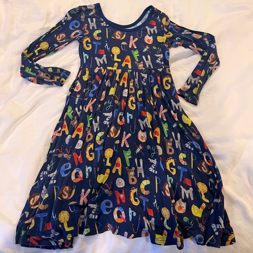 Little Sleepies Twirl Dress ABC